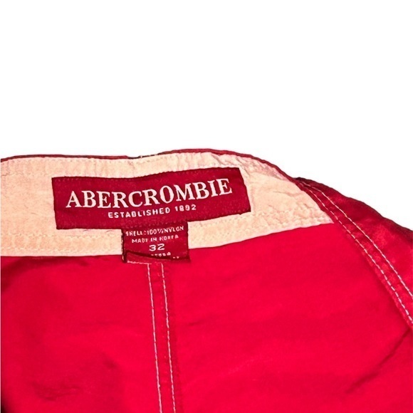 Abercrombie vintage‎ board swim trunks mens size 32 one side pocket - Picture 3 of 5